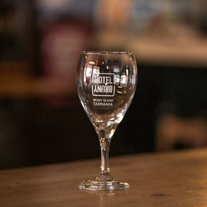 Hotel Bruny Wine Glass